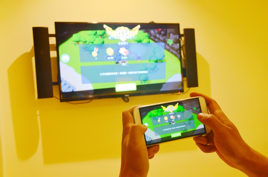 投屏游戲如何顯示在電視上