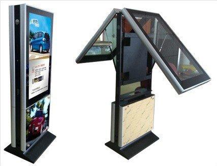 雙面立式廣告機怎么跟電腦無線連接